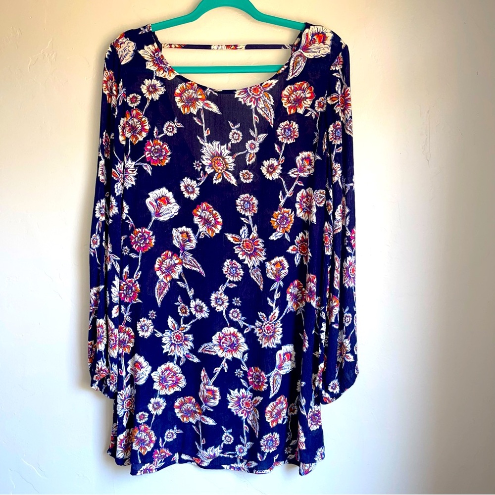 Billabong Floral Beachy Boho Dress Coverup Medium